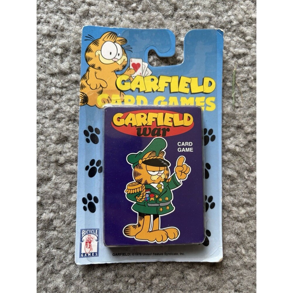 Garfield 1978 Card Game ‘War ’ SEALED